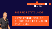 Les liens entre finales pratiques et finales théoriques